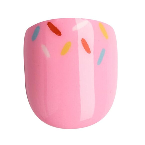 No Glue Mani Press On Nails, Mini Press-On Manicure for Kids, 'Super Duper', Pin - Picture 4 of 11